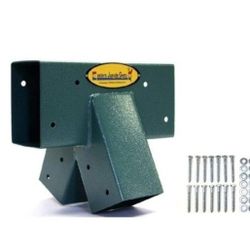 90° A-Frame Swing Set Bracket Heavy Duty for Ez, Simple Install - DIY Swing Set Parts
