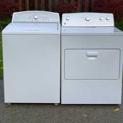 KENMORE WASHER AND DRYER SET. 