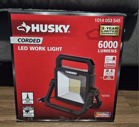 HUSKY CORDED LED WORK LIGHT 6000 LUMENS