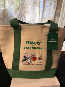 Starbucks snoopy tote