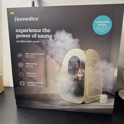 HOMEDICS EXPERIENCE THE POWER OF SAUNA NEW 