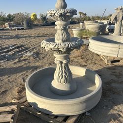 New Fountain Made Out Of Cement 