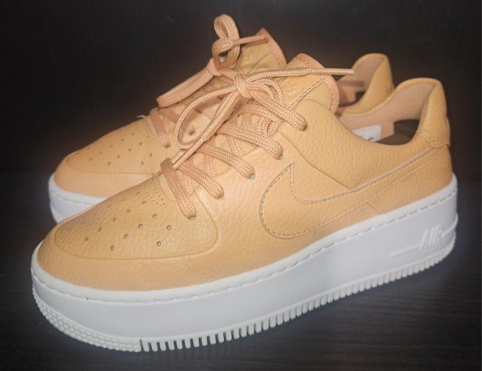 Women's Nike Air Force Ones Sage Low (Copper Moon)