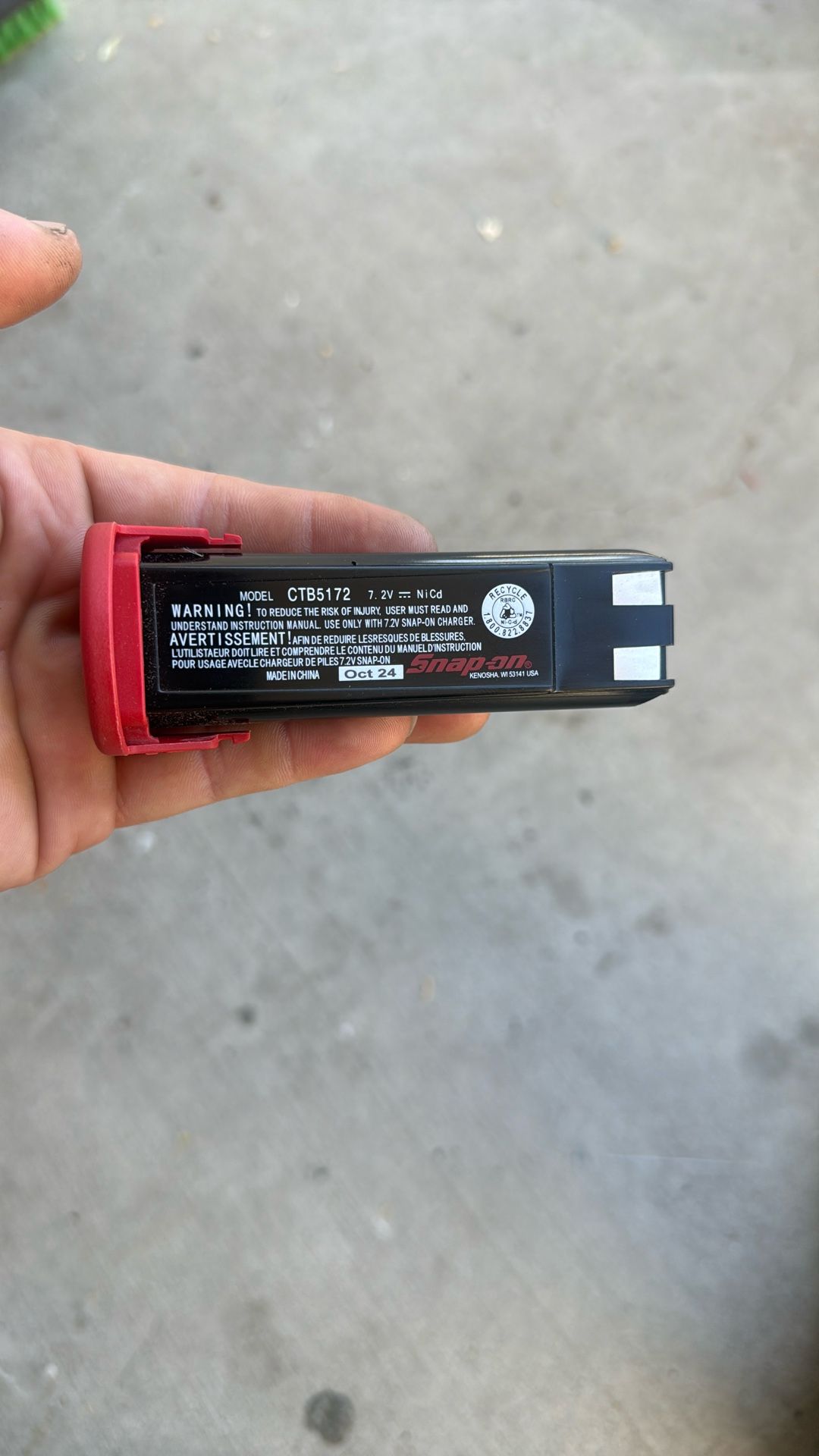 Snap On Battery
