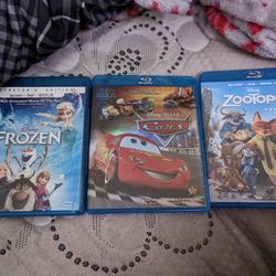 Disney Blu-Ray / 3 Movie Lot