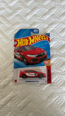 2025 Hot Wheels Red 2018 Honda Civic Type R-Then and Now #3/10