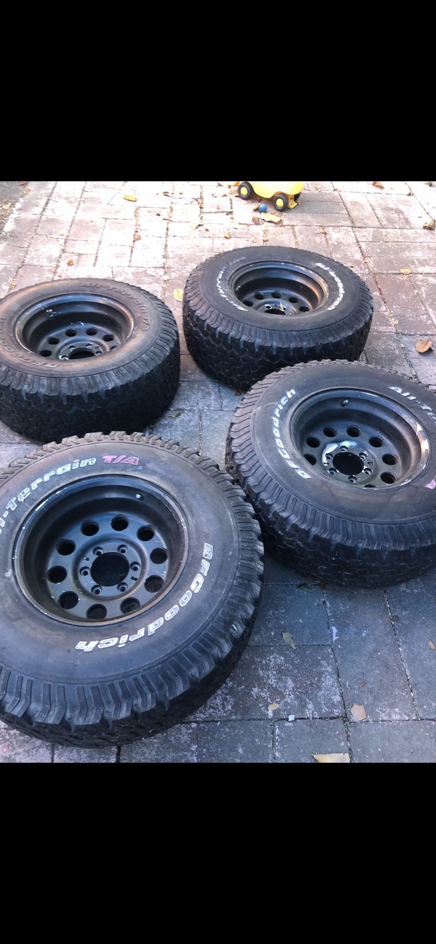 Wheels Tires bfgoodrich 12x50 16.5 LT