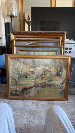 4 Reproduction Paintings for Sale