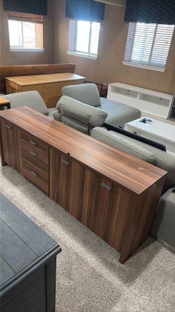 Drawers and cabinets  17” deep, 29” tall 6’6” long