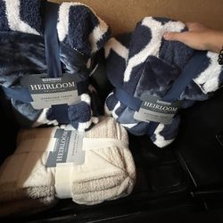 3 Heirloom Blankets 