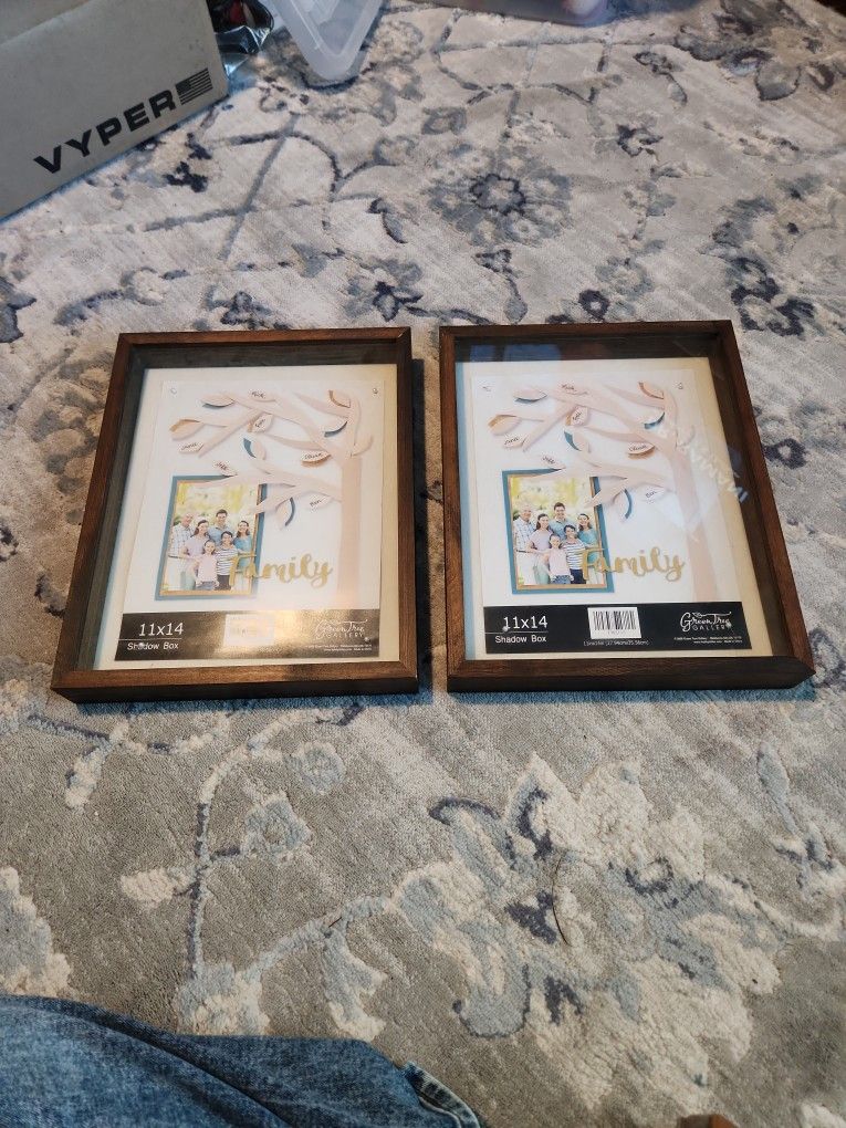 Set Of 2 Shadow-boxes, Never Used