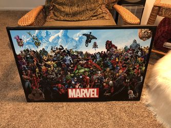 Marvel avengers canvas poster