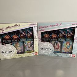 One Piece TCG Illustration Box Vol 1 And Vol 2 Bundle 2025