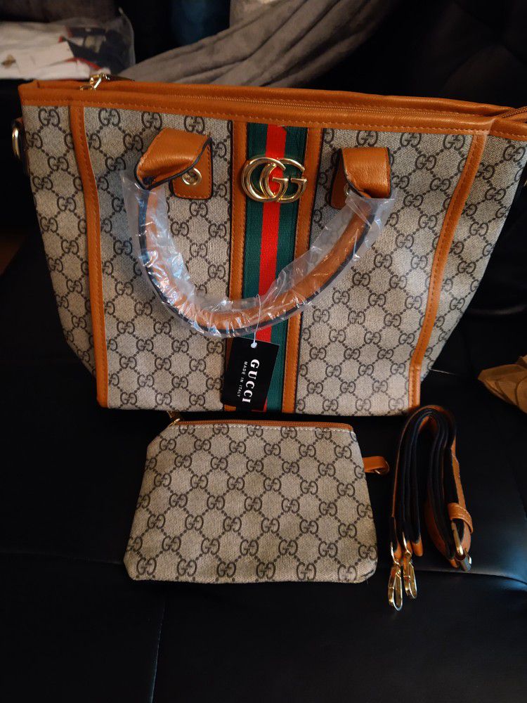 Gucci Leather Handbag & Wallet