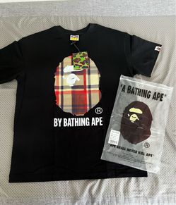 BapeXburberry tee medium