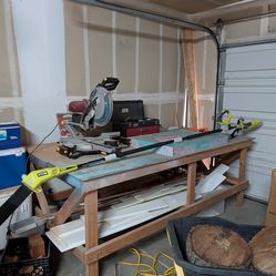 Heavy sturdy large workbench