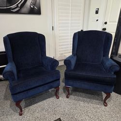 Set Of Wing Chairs 