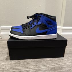 Jordan 1 Mid Hyper Royal