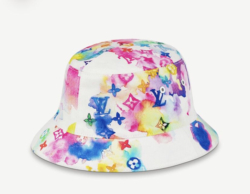 Louis Vuitton Bucket Hat White - For Sale on 1stDibs