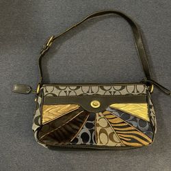 Small Multi-Colored Coach Purse