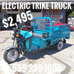 Electric trike truck $2,495 cash price plus taxes 