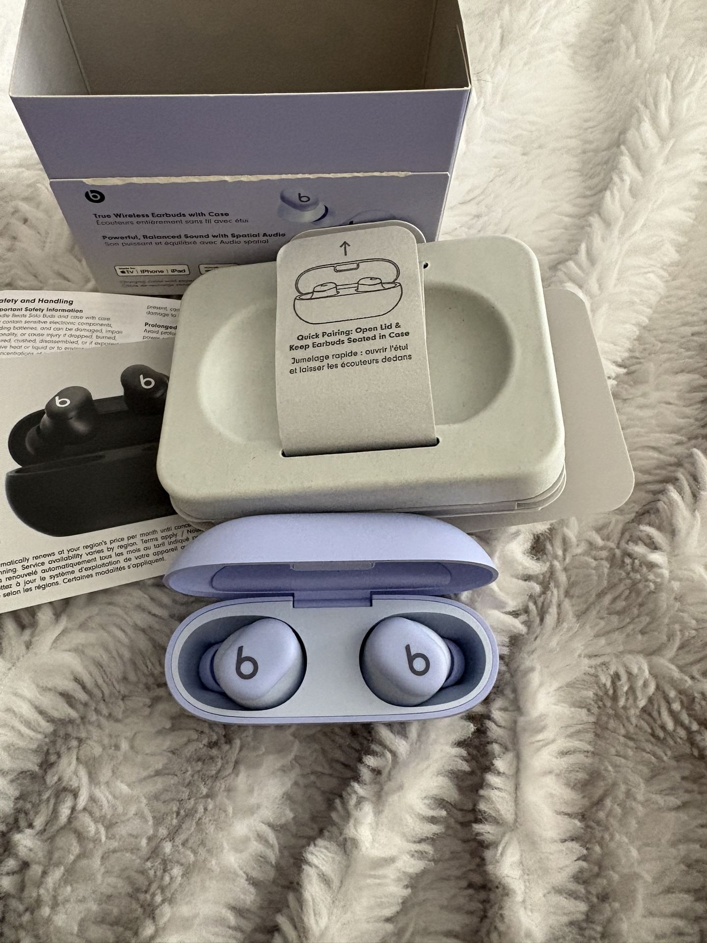 beats by dr. dre solo buds  - arctic purple