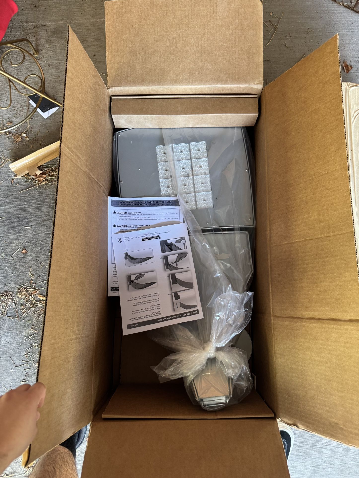 Two Visionaire Lighting VMX-II LED Luminaire Street Lamps
