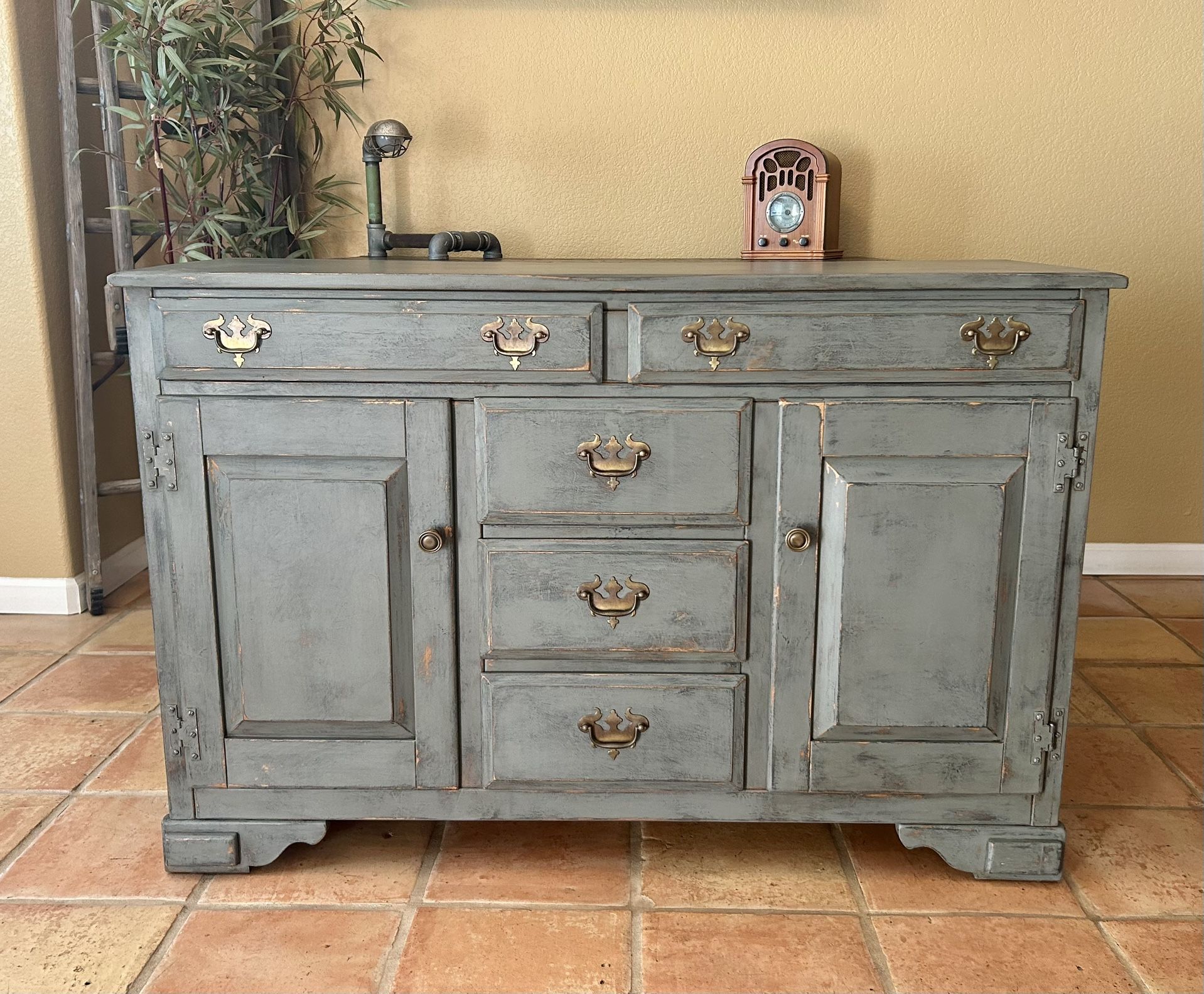 Refinished Solid Wood Dresser 