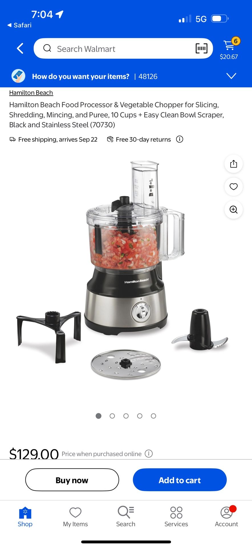 Hamilton Beach Food Processor