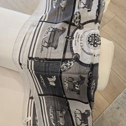 Brand New Black And White Pattern Scarf