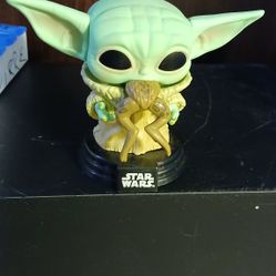 Funko Pop Star Wars Child With Frog Bubble No Box