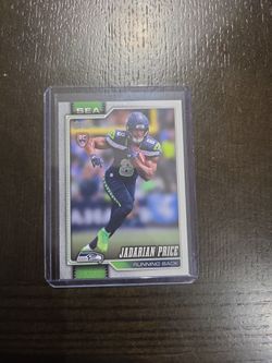 Jadarian Price Topps NFL Rookie Card Seahawks