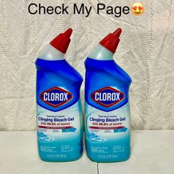 Clorox Clinging Bleach Gel Toilet Bowl Cleaner Set