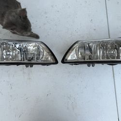 Headlights Euro Chrome Housing Clear Corner for Ford Mustang 99-04