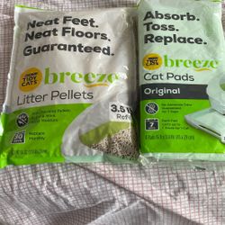 Breeze Pellets And Cat Pads