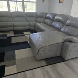 Sectional Sofa Gray For Sale ($300 OBO)