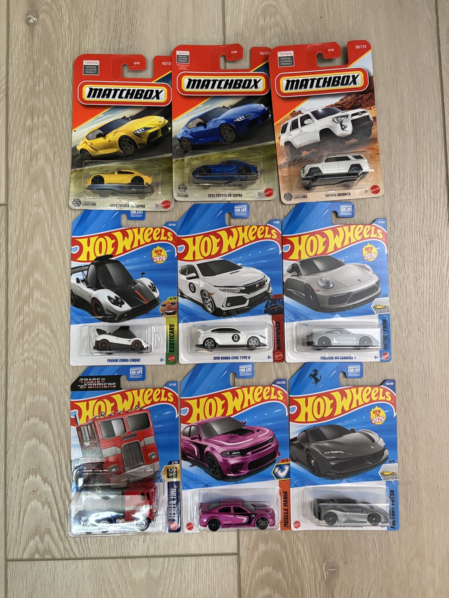 Hot Wheels Matchbox $3 Each