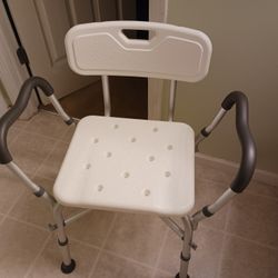 SHOWER CHAIR WITH BACK REST