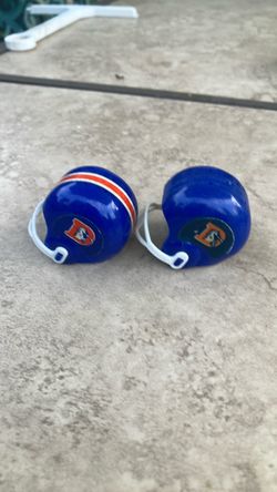 Denver Broncos mini nfl gumball machine football helmet