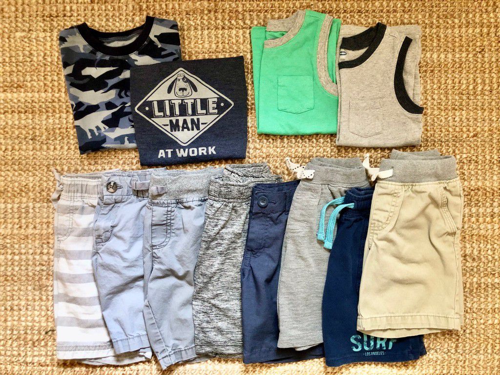 Boys Size 5 and 5T Shorts Shirts and Tank Tops
