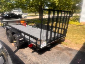 7x14 trailer dual axle