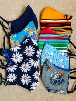 Handmade fitted facemasks - non medical masks