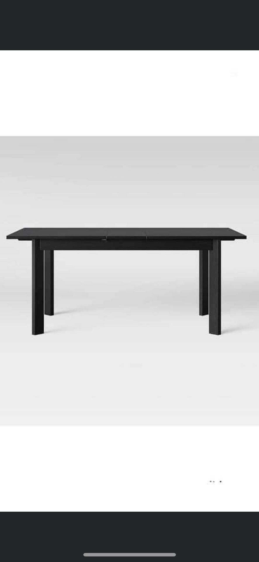 BMDT Bombelli Modern Extendable Dining Table Black - Project 62.