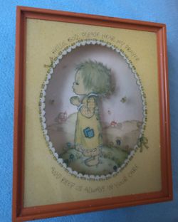 Holy hobby Shadow Box Photo With Saying 