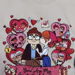 Disney Up Valentines Custom Crewneck