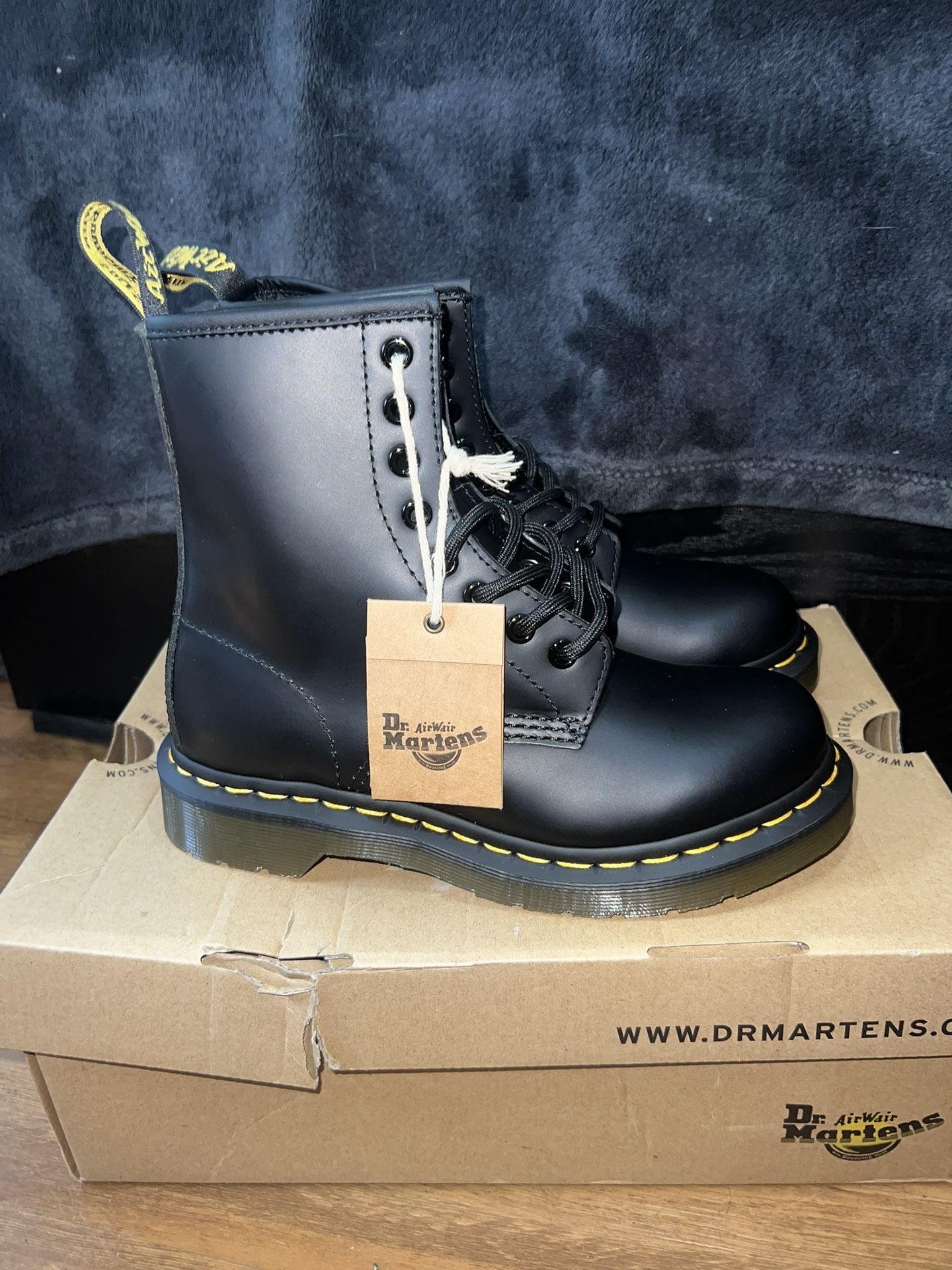 Martens Boots Size Real leather