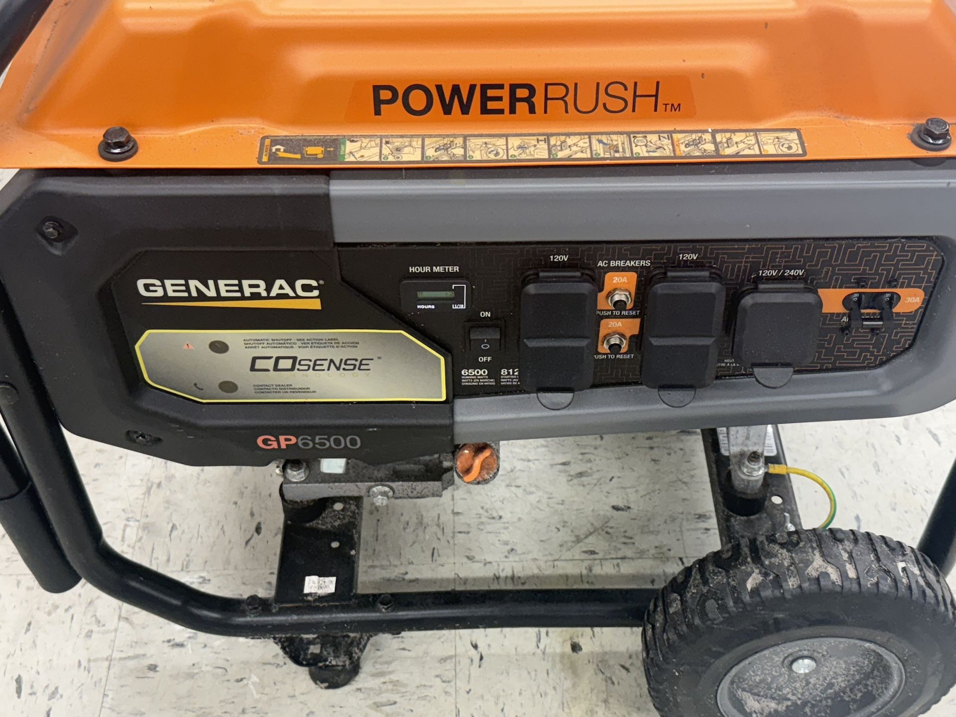 Generac GP6500 Generator – $699