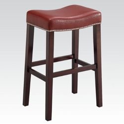 AC96296 30” Red Bar Stool 