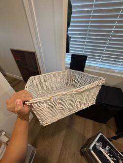 White basket