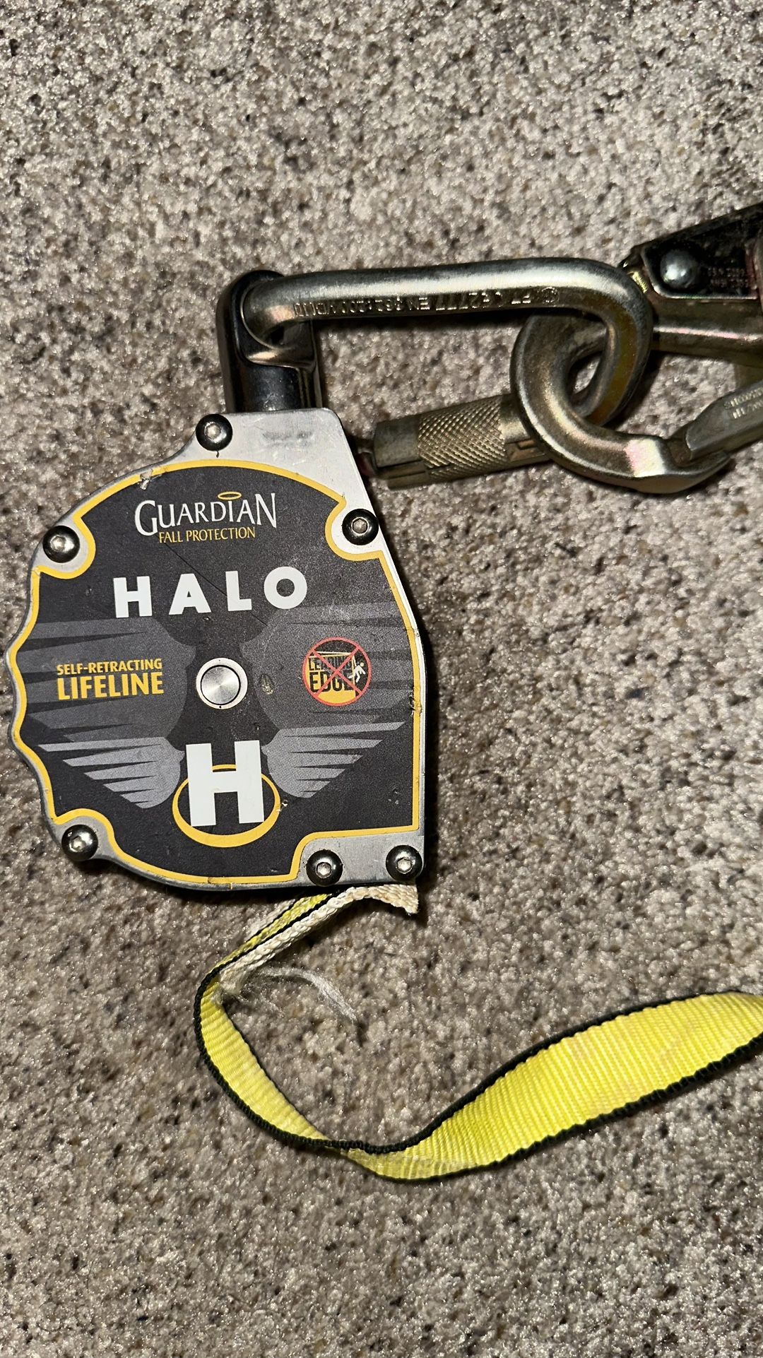 Guardian Halo 11 foot Web SRL With Extension Fall Protection.